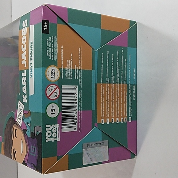 You Tooz Collectible Vinyl Figure, #228, Karl Jacobs, In Orginal Box. - Picture 9 of 15